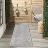 image:imageNourison Palamos IndoorOutdoor Dark Grey 810 x 1110 Area Rug Easy Cleaning Non Shedding Bed Room Living Room Dining Room Backyard Deck Patio 9x12Lt Grey