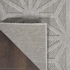 image:imageNourison Palamos IndoorOutdoor Dark Grey 810 x 1110 Area Rug Easy Cleaning Non Shedding Bed Room Living Room Dining Room Backyard Deck Patio 9x12Lt Grey