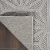 image:imageNourison Palamos IndoorOutdoor Dark Grey 810 x 1110 Area Rug Easy Cleaning Non Shedding Bed Room Living Room Dining Room Backyard Deck Patio 9x12Lt Grey
