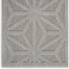 image:imageNourison Palamos IndoorOutdoor Dark Grey 810 x 1110 Area Rug Easy Cleaning Non Shedding Bed Room Living Room Dining Room Backyard Deck Patio 9x12Lt Grey