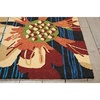 image:imageNourison South Beach IndoorOutdoor Black 8 x 106 Area Rug Easy Cleaning Non Shedding Bed Room Living Room Dining Room Backyard Deck Patio 8x11Black