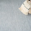 image:imageNourison Textured Home Ivory Blue 53 x 7 Area Rug  Easy Clean Non Shedding Bed Room Living Room Dining Room Kitchen 5 x 7