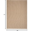 image:imageNourison Washable Organic Geometric Natural 2 x 4 Area Rug Easy Cleaning Non Shedding Bed Room Living Room Dining Room Kitchen 2x4 Natural