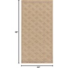 image:imageNourison Washable Organic Geometric Natural 2 x 4 Area Rug Easy Cleaning Non Shedding Bed Room Living Room Dining Room Kitchen 2x4 Natural