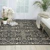 image:imageNourison Caribbean Transitional IvoryCharcoal 23 x 76 Area Rug Easy Cleaning Non Shedding Bed Room Living Room Dining Room Kitchen 2x7Charcoal