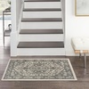 image:imageNourison Concerto IvoryGrey 3 x 5 Area Rug Transitional Bed Room Living Room Dining Room Kitchen Easy Cleaning Non Shedding 3x5Ivory Blue