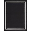 image:imageNourison Essentials 108x144 Fabric IndoorOutdoor Rug in Black Ivory