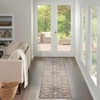 image:imageNourison Heirloom Blend Ivory Multicolor 8 x 10 Area Rug  Easy Clean Non Shedding Bed Room Living Room Dining Room Kitchen 8 x 10Charcoal Multicolor