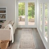 image:imageNourison Heirloom Blend Ivory Multicolor 8 x 10 Area Rug  Easy Clean Non Shedding Bed Room Living Room Dining Room Kitchen 8 x 10Light Grey