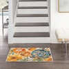 image:imageNourison Home Allur Ivory Multicolor 4 x 6 Area Rug  Easy Clean Non Shedding Bed Room Living Room Dining Room Kitchen 4 x 6Ivory Multicolor