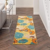 image:imageNourison Home Allur Yellow Multicolor 53 x 73 Area Rug  Easy Clean Non Shedding Bed Room Living Room Dining Room Kitchen 5 x 7Yellow Multicolor