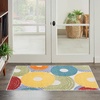 image:imageNourison Home Aloha Blue Grey 36 x 56 Area Rug  Easy Clean Non Shedding Bed Room Living Room Dining Room Kitchen 4 x 6Multi Color