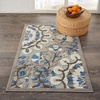 image:imageNourison Home Aloha Grey Multicolor 2 x 3 Area Rug  Easy Clean Non Shedding Bed Room Living Room Dining Room Kitchen 2 x 3