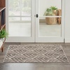 image:imageNourison Home Aloha Ivory Grey 53 x 75 Area Rug  Easy Clean Non Shedding Bed Room Living Room Dining Room Kitchen 5 x 8Charcoal