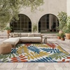 image:imageNourison Home Aloha Ivory Multicolor 7 x 10 Area Rug  Easy Clean Non Shedding Bed Room Living Room Dining Room Kitchen 7 x 10