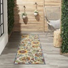image:imageNourison Home Aloha Multicolor 3 x 5 Area Rug  Easy Clean Non Shedding Bed Room Living Room Dining Room Kitchen 3 x 5Ivory Multicolor
