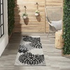 image:imageNourison Home Aloha Natural 3 x 5 Area Rug  Easy Clean Non Shedding Bed Room Living Room Dining Room Kitchen 3 x 5Black White