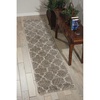 image:imageNourison Home Amore Moroccan Charcoal 32 x 5 Area Rug Easy Cleaning Non Shedding Bed Room Living Room Dining Room Kitchen 3x5Stone