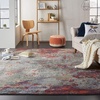 image:imageNourison Home Artworks Colorful Abstract BlueGrey 2 x 3 Area Rug Easy Cleaning Non Shedding Bed Room Living Room Dining Room Kitchen 2x3SeafoamBrick