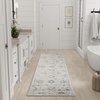 image:imageNourison Home Astra Machine Washable Ivory Gold 33 x 5 Area Rug  Easy Clean Non Shedding Bed Room Living Room Dining Room Kitchen 3 x 5Ivory