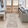 image:imageNourison Home Astra Machine Washable Rust Multicolor 33 x 5 Area Rug  Easy Clean Non Shedding Bed Room Living Room Dining Room Kitchen 3 x 5Sage Multicolor