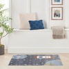 image:imageNourison Home Astra Machine Washable Sky Blue 33 x 5 Area Rug  Easy Clean Non Shedding Bed Room Living Room Dining Room Kitchen 3 x 5Sky Blue