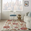 image:imageNourison Home Bahari Grey Multicolor 5 x 7 Area Rug  Easy Clean Non Shedding Bed Room Living Room Dining Room Kitchen 5 x 7GreyMulti
