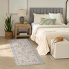 image:imageNourison Home Botanical Washables Light Blue Multicolor 5 x 7 Area Rug  Easy Clean Non Shedding Bed Room Living Room Dining Room Kitchen 5 x 7Ivory Multicolor