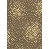 image:imageNourison Home Capri Floral Beige 53 x 75 AreaRug EasyCleaning Non Shedding Bed Room Living Room Dining Room Kitchen 5x7Mocha