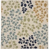 image:imageNourison Home Caribbean IndoorOutdoor Ivory 53 x SQUARE Area Rug Easy Cleaning Non Shedding Bed Room Living Room Dining Room Deck Backyard Patio 5 SquareIvory