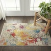 image:imageNourison Home Celestial Ivory Multicolor 3 x 5 Area Rug  Easy Clean Non Shedding Bed Room Living Room Dining Room Kitchen 3 x 5IvoryMulti
