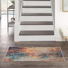 image:imageNourison Home Celestial Multicolor 710 x Round Area Rug Abstract Non Shedding Easy Cleaning Bed Room Living Room Dining Room Kitchen 8 RoundMulti Color