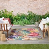 image:imageNourison Home Color Splash Multicolor 9 x 12 Area Rug  Easy Clean Non Shedding Bed Room Living Room Dining Room Kitchen 9 x 12Multi Color