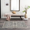 image:imageNourison Home Concerto Ivory Taupe 710 x 910 Area Rug  Easy Clean Non Shedding Bed Room Living Room Dining Room Kitchen 8 x 10Ivory Navy