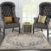 image:imageNourison Home Concerto Traditional Ivory Blue 39 x 59 Area Rug Easy Cleaning Non Shedding Bed Room Living Room Dining Room Kitchen 4x6Ivory Blue