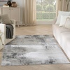 image:imageNourison Home Dekor Ivory Beige 53 x 7 Area Rug  Easy Clean Non Shedding Bed Room Living Room Dining Room Kitchen 5 x 7Grey Charcoal