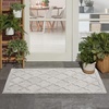 image:imageNourison Home Easy Care Natural Beige 5 x 7 Area Rug  Easy Clean Non Shedding Bed Room Living Room Dining Room Kitchen 5 x 7Silver Grey