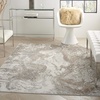 image:imageNourison Home Elation Ivory Grey 23 x 76 Area Rug  Easy Clean Non Shedding Bed Room Living Room Dining Room Kitchen 8 RunnerIvory Grey