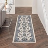 image:imageNourison Home Essentials Outdoor Ivory Blue 5 x 7 Area Rug Easy Clean Non Shedding Bed Room Living Room Dining Room Deck Backyard Patio 5x7Ivory Blue