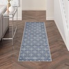 image:imageNourison Home Essentials Outdoor Navy Ivory 5 x 7 Area Rug Easy Cleaning Non Shedding Bed Room Living Room Dining Room Deck Backyard Patio 5x7Blue Ivory
