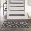 image:imageNourison Home Garden Party Ivory Blue 710 x Round Area Rug Traditional Trellis Bed Room Living Room Dining Room Kitchen Easy Clean Non Shedding 8 RoundCharcoal