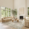 image:imageNourison Home Gentle Framework Grey 6 x 9 Area Rug  Easy Clean Non Shedding Bed Room Living Room Dining Room Kitchen 6 x 9Sage