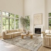 image:imageNourison Home Gentle Framework Mocha 6 x 9 Area Rug  Easy Clean Non Shedding Bed Room Living Room Dining Room Kitchen 6 x 9Mocha
