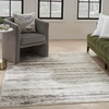 image:imageNourison Home Glam Cream Grey 710 x 910 Area Rug  Easy Clean Non Shedding Bed Room Living Room Dining Room Kitchen 8 x 10Cream Grey