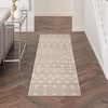 image:imageNourison Home Grafix Beige 53 x 73 Area Rug  Easy Clean Non Shedding Bed Room Living Room Dining Room Kitchen 5 x 7Beige