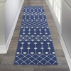 image:imageNourison Home Grafix Beige 53 x 73 Area Rug  Easy Clean Non Shedding Bed Room Living Room Dining Room Kitchen 5 x 7Navy