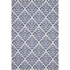 image:imageNourison Home Grafix Damask WhiteBlue 6 x 9 Area Rug Easy Cleaning Non Shedding Bed Room Living Room Dining Room Kitchen 6x9