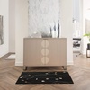 image:imageNourison Home Grafix Red 6 x 9 Area Rug Modern Botanical  Bed Room Living Room Dining Room Kitchen Easy Clean Non Shedding 6x9Black