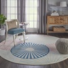 image:imageNourison Home Grafix White 3 x 5 Area Rug  Easy Clean Non Shedding Bed Room Living Room Dining Room Kitchen 3 x 5IvoryMulti