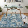 image:imageNourison Home Home Tranquil TRA02 6 x 9 TurquoiseTurquoise